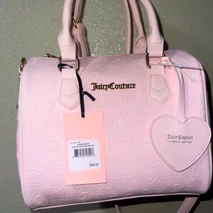 NWT Juicy Couture Powder Blush Pink Satchel